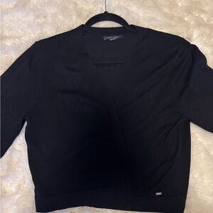 Tommy Hilfiger Black Cardigan Sweater